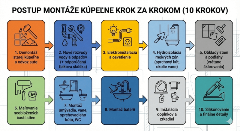 Komplexný sprievodca rekonštrukciou kúpeľne